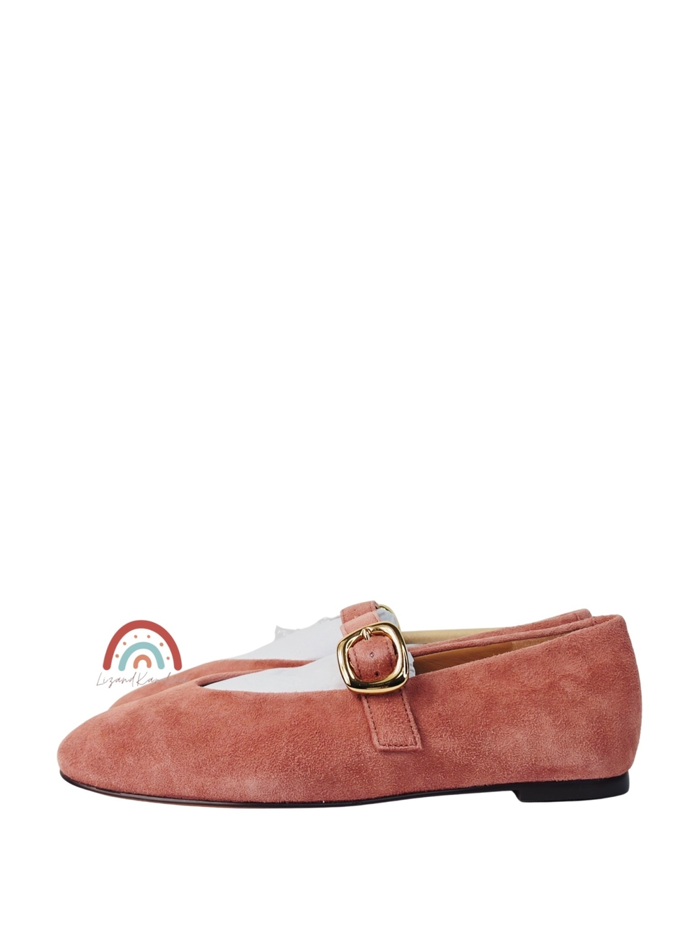 New! Madewell The Remy Mary Jane Flat in Leather Suede Rosy Mauve 7.5 - Picture 5 of 16